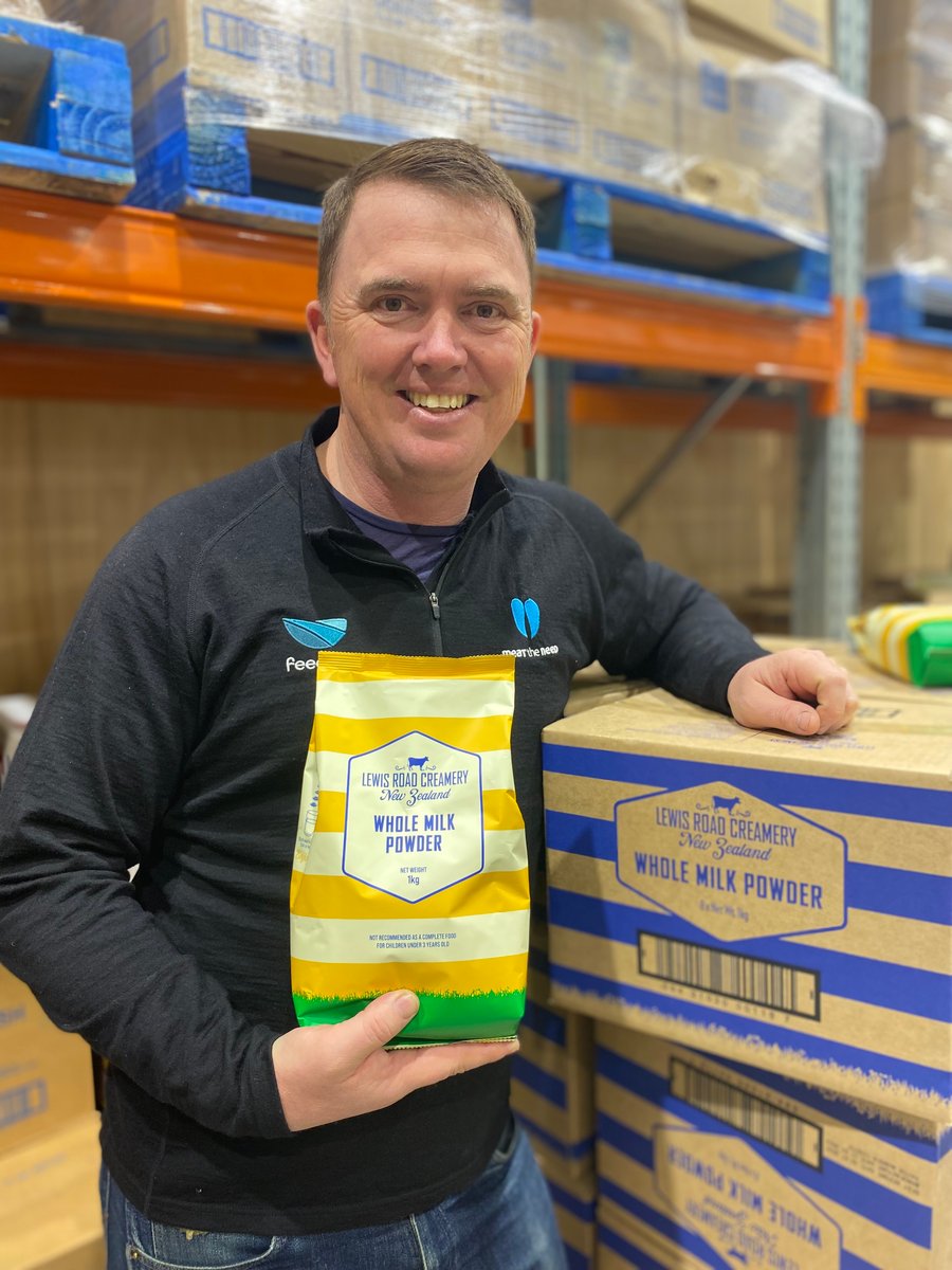 Southern Pastures donates 400kg of Lewis Road Creamery milk powder